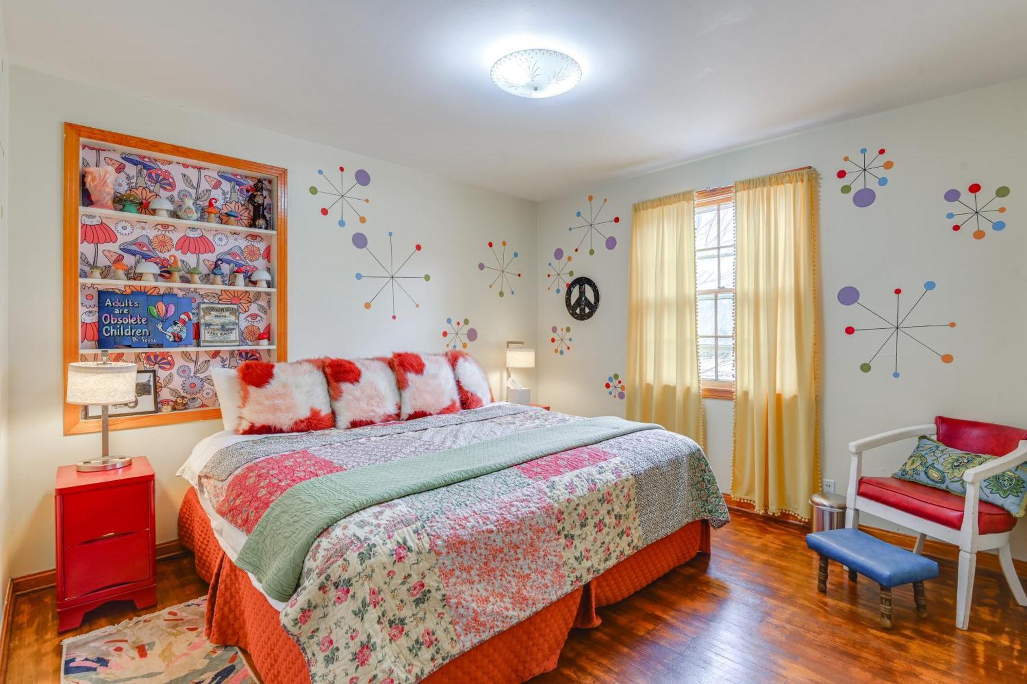 6 Mi To Downtown 70S-Themed Home In Nashville! Exterior foto